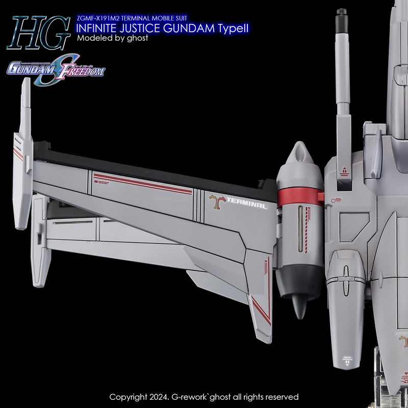 G-Rework Decal - HGCE ZGMF-X191M2 Infinite Justice Gundam Type II Use