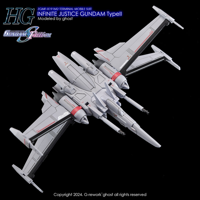 G-Rework Decal - HGCE ZGMF-X191M2 Infinite Justice Gundam Type II Use