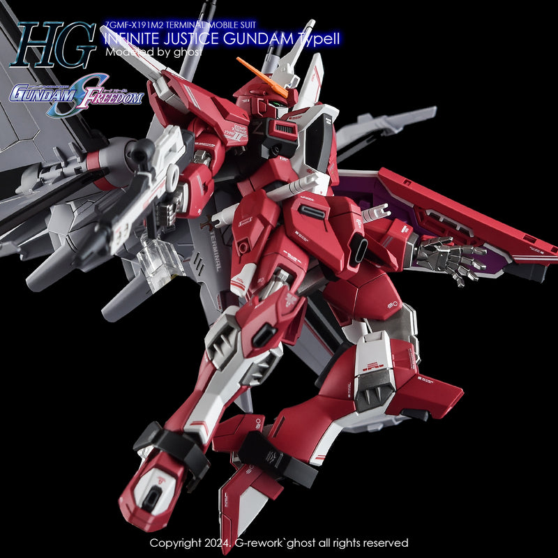 G-Rework Decal - HGCE ZGMF-X191M2 Infinite Justice Gundam Type II Use