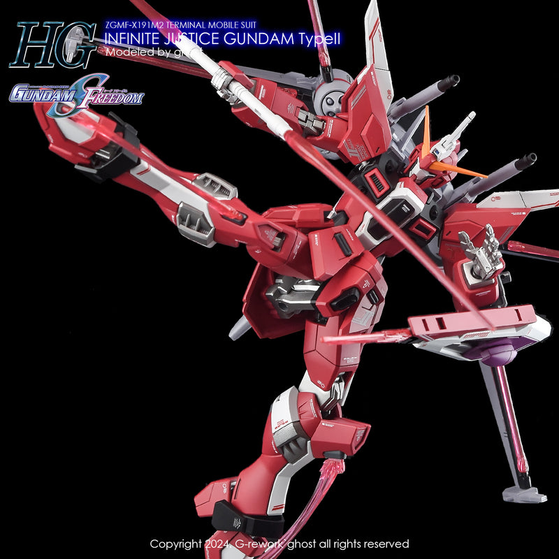 G-Rework Decal - HGCE ZGMF-X191M2 Infinite Justice Gundam Type II Use
