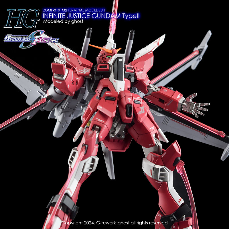 G-Rework Decal - HGCE ZGMF-X191M2 Infinite Justice Gundam Type II Use