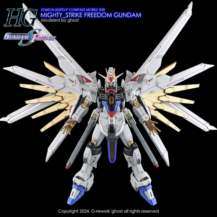 G-Rework Decal - HGCE ZGMF/A-262PD-P MIghty Strike Freedom Gundam Use