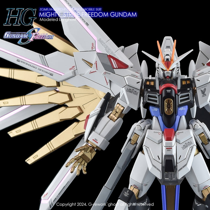 G-Rework Decal - HGCE ZGMF/A-262PD-P MIghty Strike Freedom Gundam Use