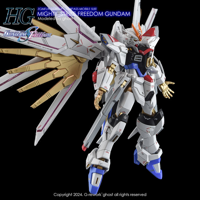 G-Rework Decal - HGCE ZGMF/A-262PD-P MIghty Strike Freedom Gundam Use