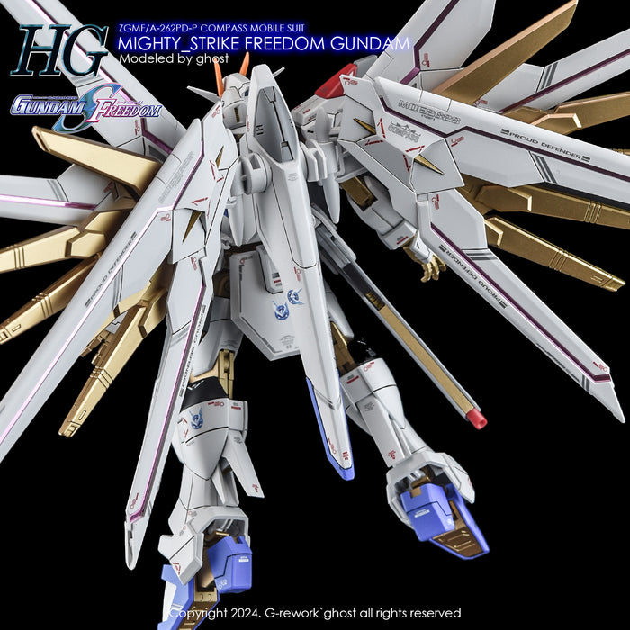 G-Rework Decal - HGCE ZGMF/A-262PD-P MIghty Strike Freedom Gundam Use