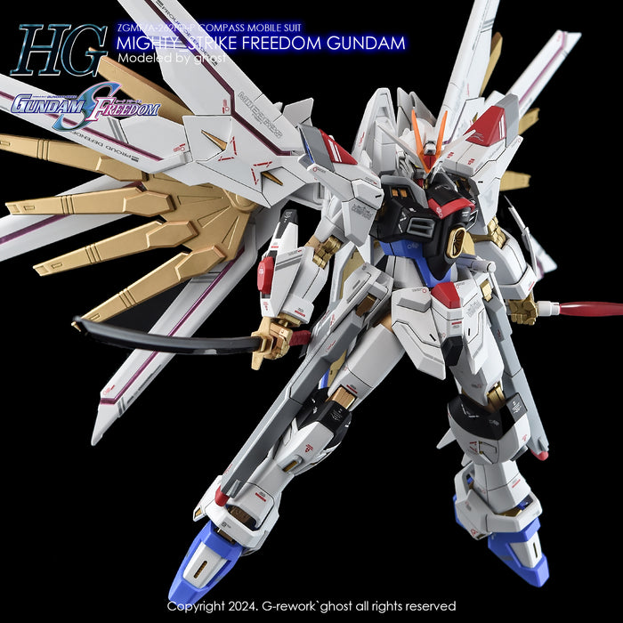 G-Rework Decal - HGCE ZGMF/A-262PD-P MIghty Strike Freedom Gundam Use