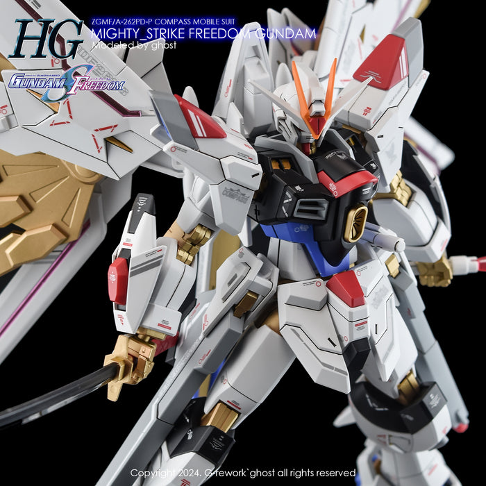 G-Rework Decal - HGCE ZGMF/A-262PD-P MIghty Strike Freedom Gundam Use