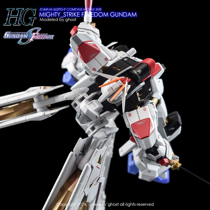 G-Rework Decal - HGCE ZGMF/A-262PD-P MIghty Strike Freedom Gundam Use