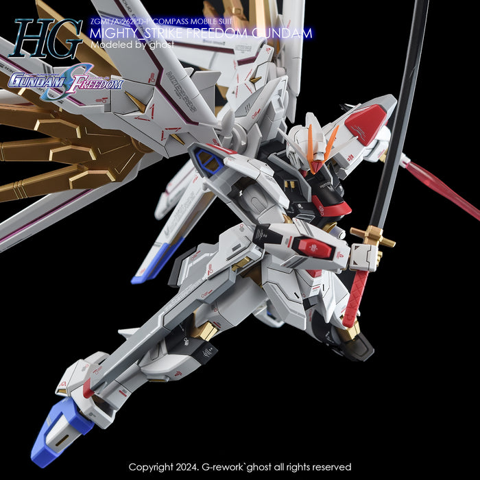 G-Rework Decal - HGCE ZGMF/A-262PD-P MIghty Strike Freedom Gundam Use