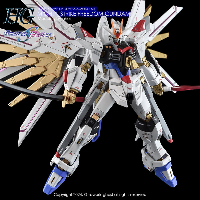 G-Rework Decal - HGCE ZGMF/A-262PD-P MIghty Strike Freedom Gundam Use