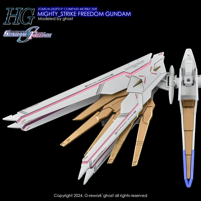 G-Rework Decal - HGCE ZGMF/A-262PD-P MIghty Strike Freedom Gundam Use