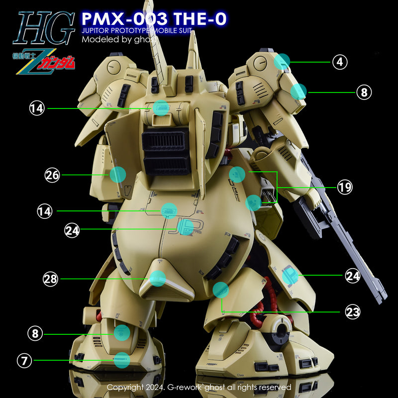 G-Rework Decal - HGUC PMX-003 The O Use