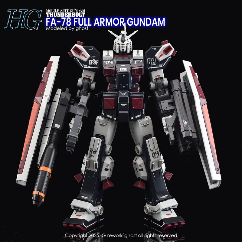 G-Rework Decal - HGTB FA-78 Full Armor Gundam (Thunderbolt Ver.) Use