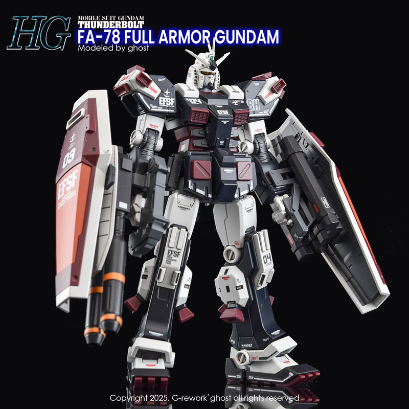 G-Rework Decal - HGTB FA-78 Full Armor Gundam (Thunderbolt Ver.) Use