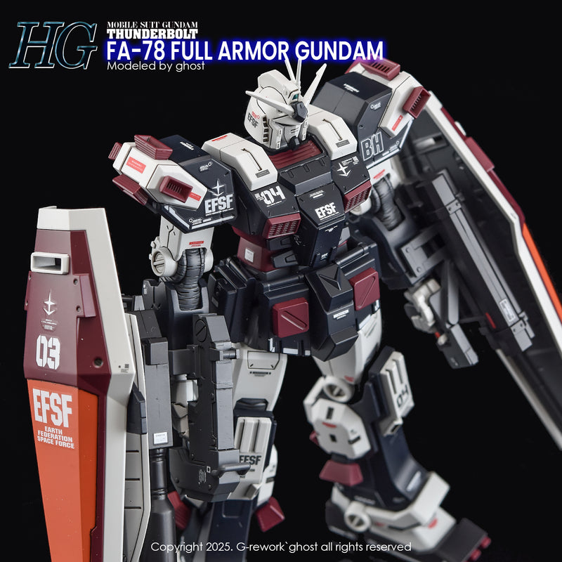 G-Rework Decal - HGTB FA-78 Full Armor Gundam (Thunderbolt Ver.) Use