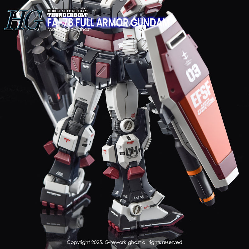 G-Rework Decal - HGTB FA-78 Full Armor Gundam (Thunderbolt Ver.) Use