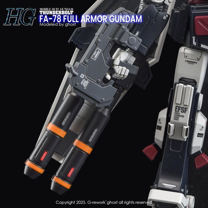 G-Rework Decal - HGTB FA-78 Full Armor Gundam (Thunderbolt Ver.) Use