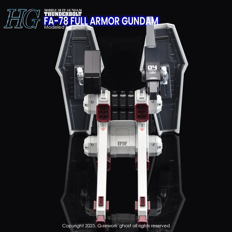 G-Rework Decal - HGTB FA-78 Full Armor Gundam (Thunderbolt Ver.) Use