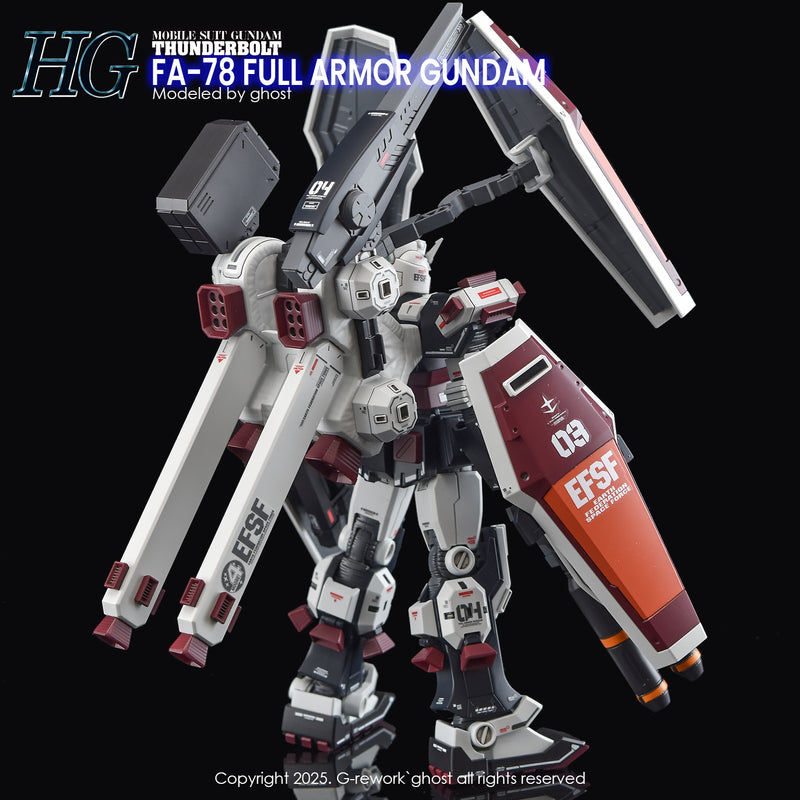 G-Rework Decal - HGTB FA-78 Full Armor Gundam (Thunderbolt Ver.) Use