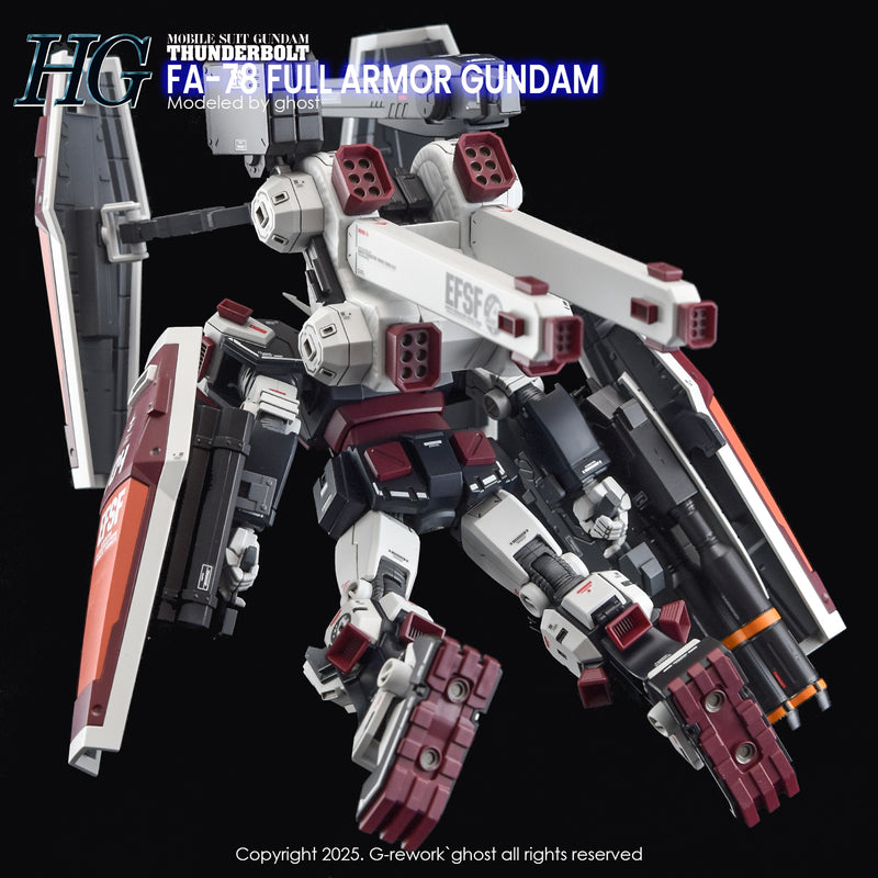 G-Rework Decal - HGTB FA-78 Full Armor Gundam (Thunderbolt Ver.) Use