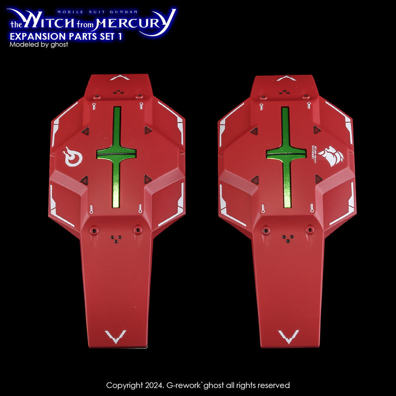 G-Rework Decal - HG Witch from Mercury Expansion Parts Set 1 Use