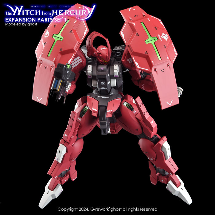 G-Rework Decal - HG Witch from Mercury Expansion Parts Set 1 Use