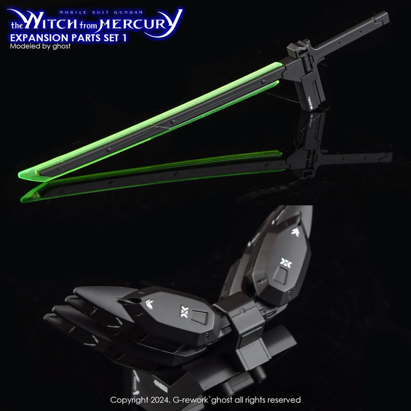 G-Rework Decal - HG Witch from Mercury Expansion Parts Set 1 Use