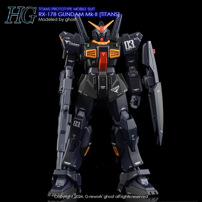 G-Rework Decal - HGUC RX-178 Gundam Mk-II Titans Revive Use