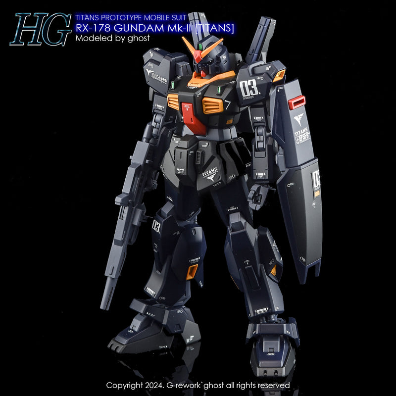 G-Rework Decal - HGUC RX-178 Gundam Mk-II Titans Revive Use