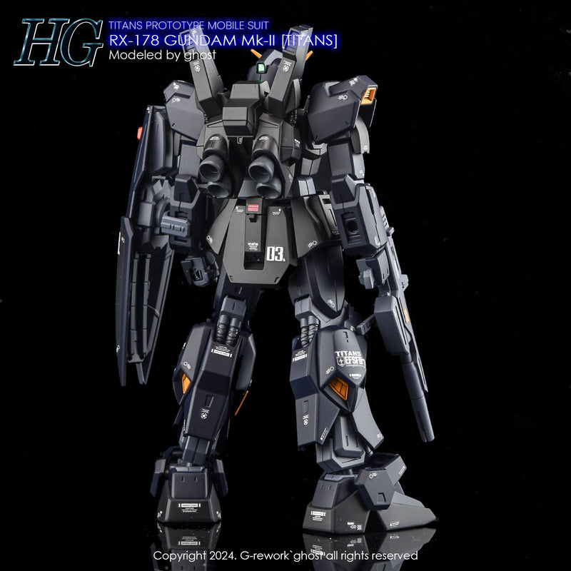 G-Rework Decal - HGUC RX-178 Gundam Mk-II Titans Revive Use
