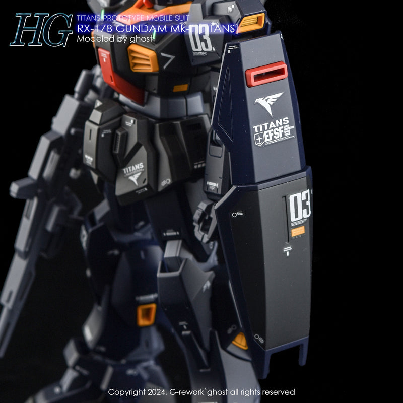 G-Rework Decal - HGUC RX-178 Gundam Mk-II Titans Revive Use