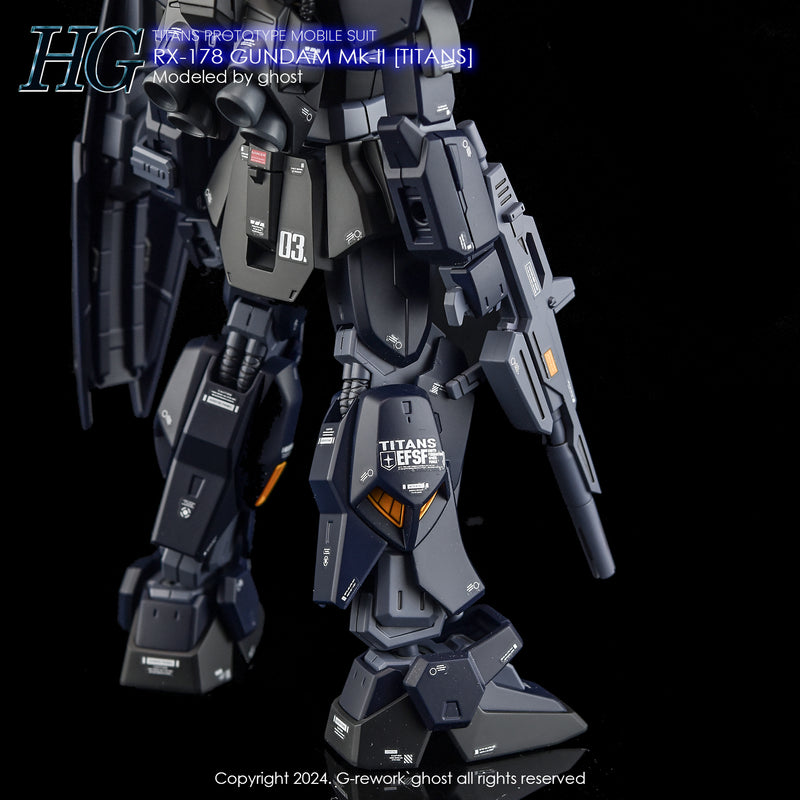 G-Rework Decal - HGUC RX-178 Gundam Mk-II Titans Revive Use