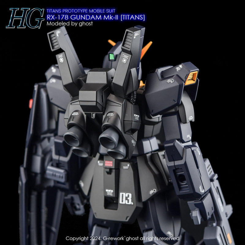 G-Rework Decal - HGUC RX-178 Gundam Mk-II Titans Revive Use