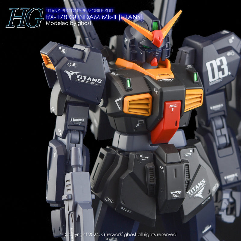 G-Rework Decal - HGUC RX-178 Gundam Mk-II Titans Revive Use