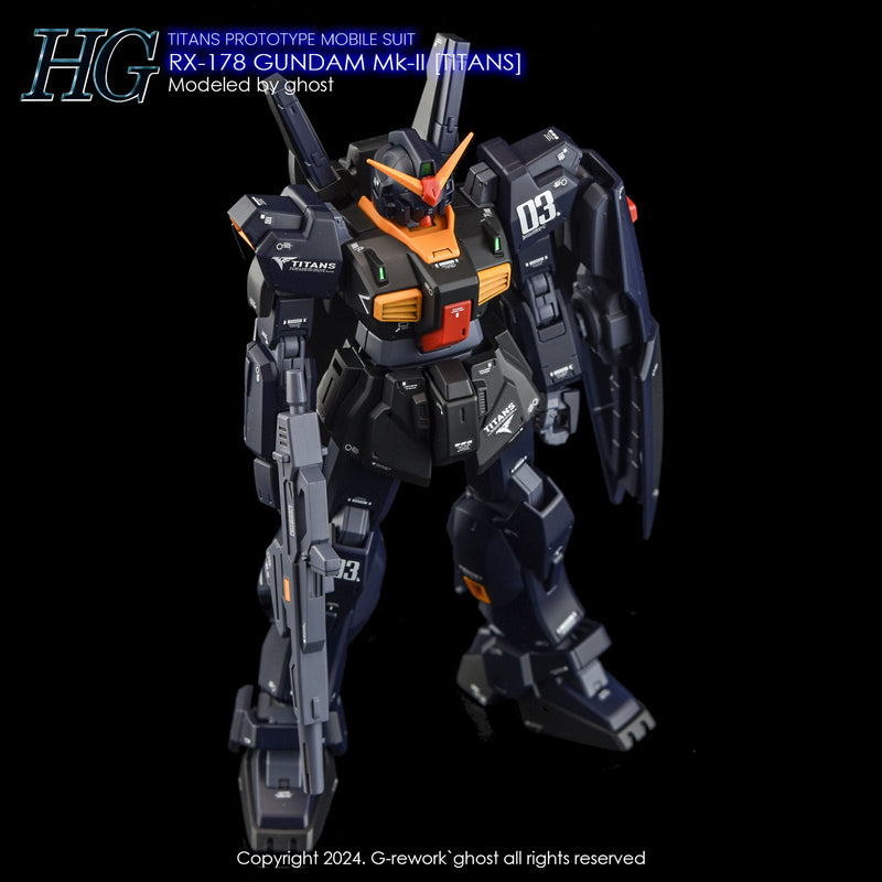 G-Rework Decal - HGUC RX-178 Gundam Mk-II Titans Revive Use