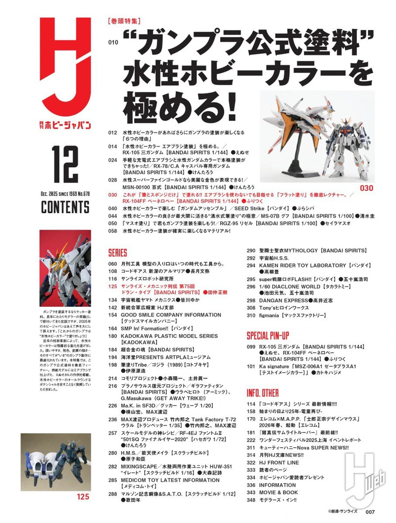 Monthly Magazine Hobby Japan 2025.12