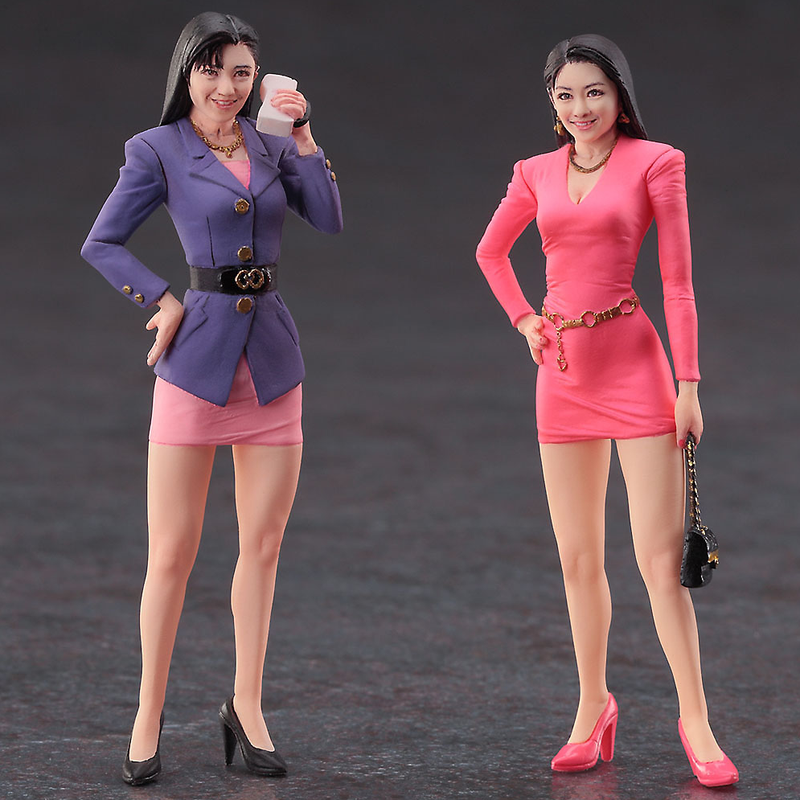1/24 Master Craftsmanship Takumi 80's Bubbly Girl Figures (Hasegawa Figure Collection FC01)