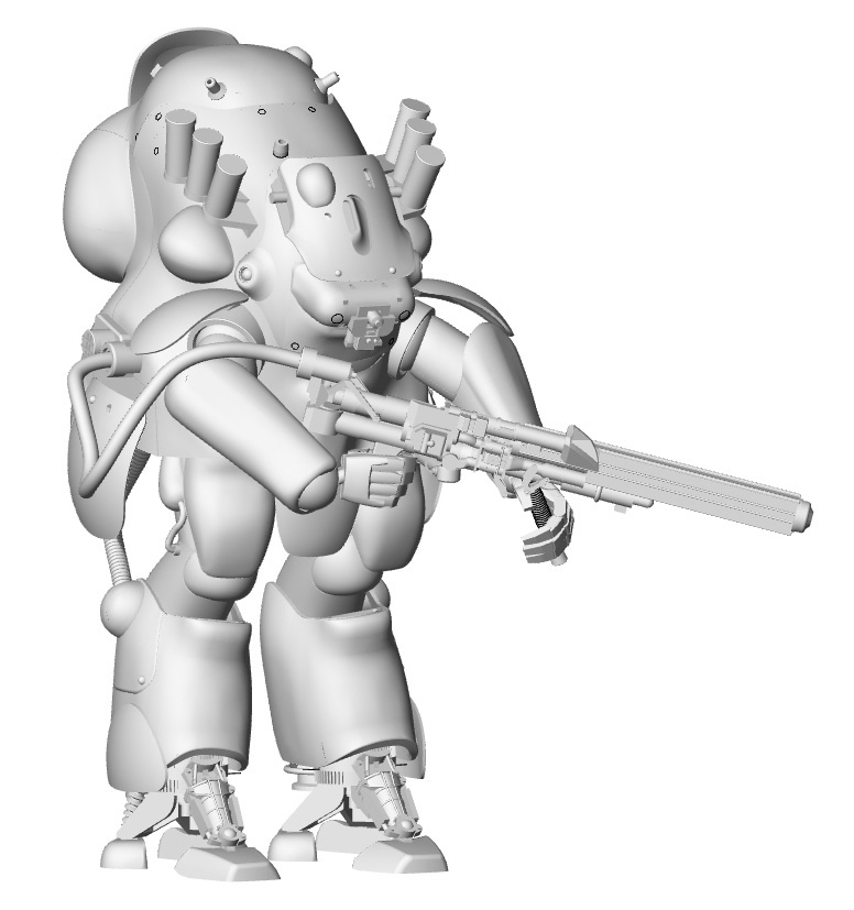 Ma.K Maschinen Krieger 1/20 Robot Battle V (Five) Maschinen Krieger Space Type Mk44 Ausf.G GHOST KNIGHT (MK27)