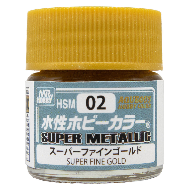 Mr.Hobby Aqueous Hobby Color HSM02 - Super Fine Gold