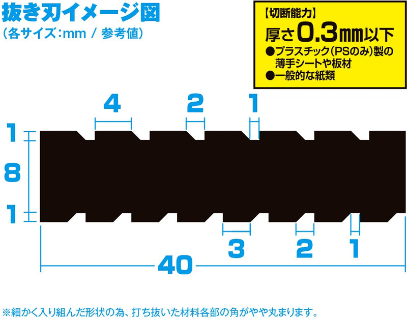Wave HG Detail Punch Trapezium 6 (HT-493)