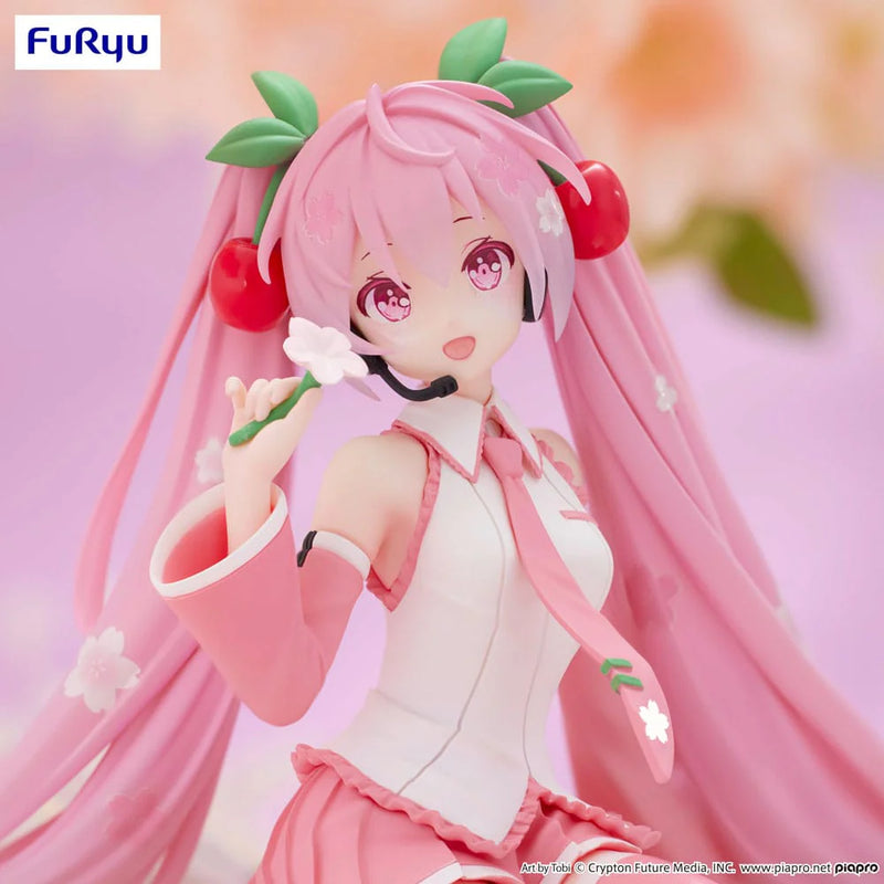 FuRyu Noodle Stopper Figure - Hatsune Miku - Sakura Miku 2024