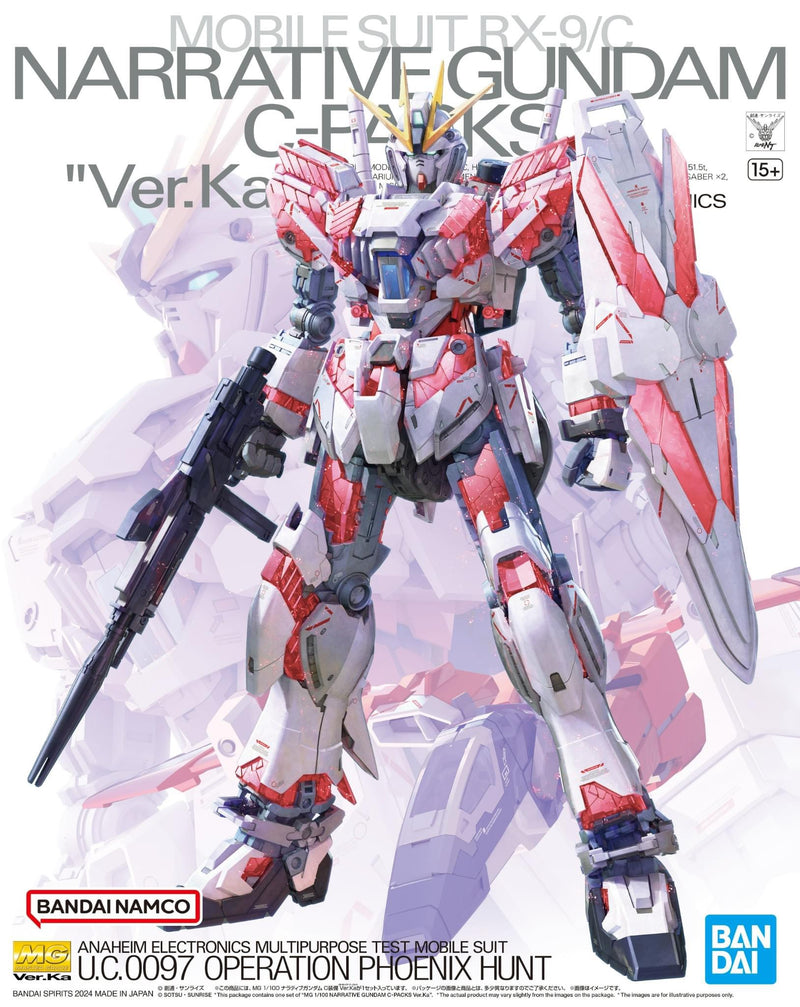 Master Grade (MG) 1/100 RX-9/C Narrative Gundam C-PACKS Ver.Ka