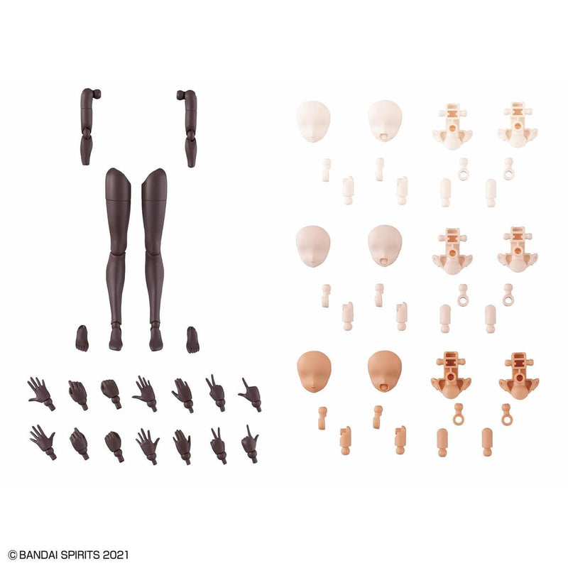 30 Minutes Sisters (30MS) OB18 Optional Body Parts Arm Parts & Leg Parts [Brown]