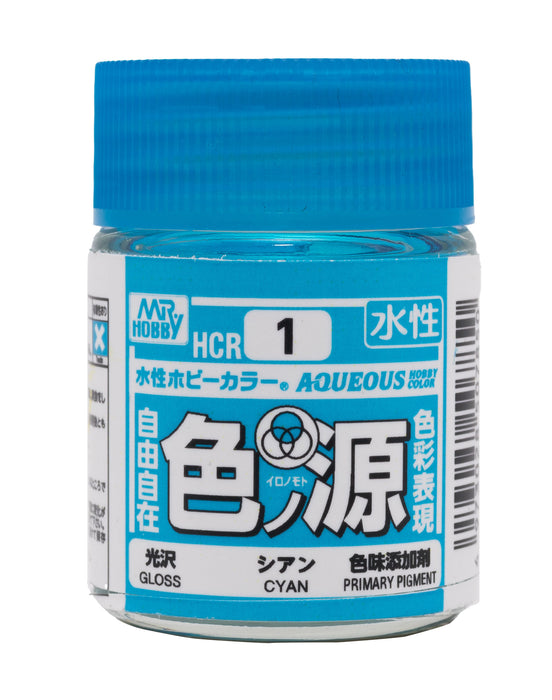 Mr.Hobby Aqueous Ironomoto Primary Color Pigments HCR1 - Cyan