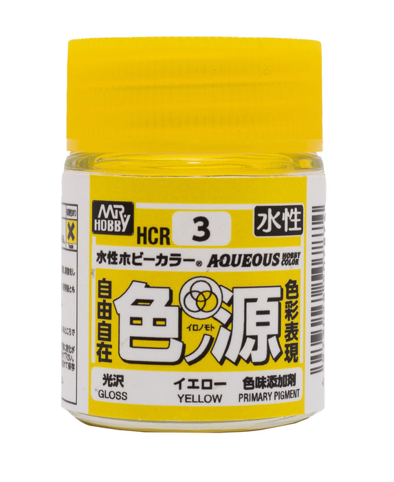 Mr.Hobby Aqueous Ironomoto Primary Color Pigments HCR3 - Yellow