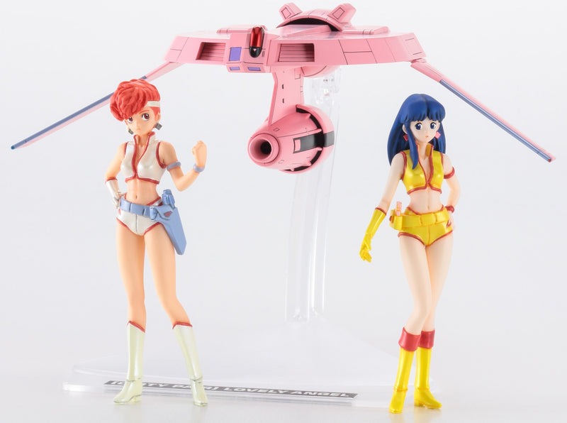 Dirty Pair 1/20 Kei & Yuri w/ 1/300 Lovely Angel
