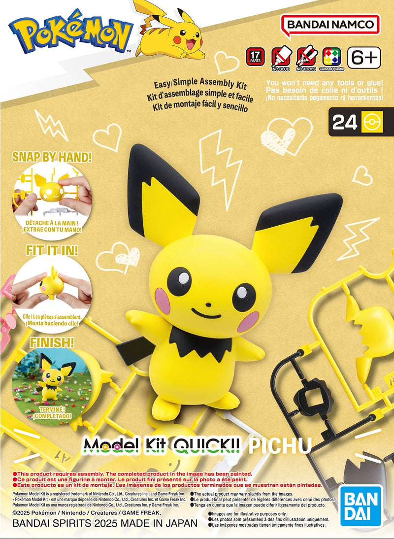 Pokemon Plastic Model Collection Quick!! No.24 PICHU