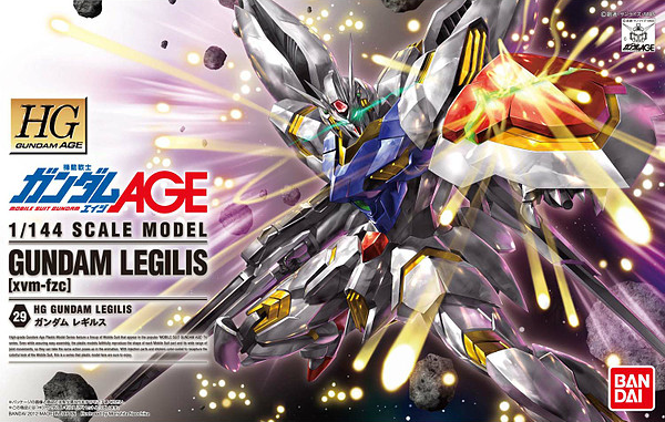 High Grade (HG) Gundam AGE 1/144 xvm-fzc Gundam Legilis