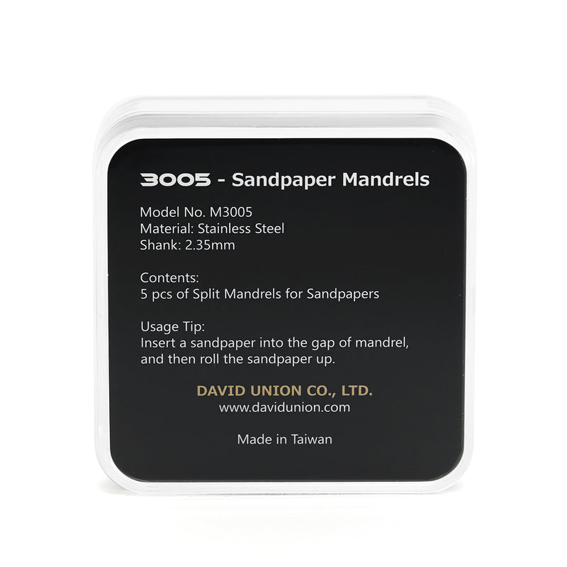 David Union M3005 Split Mandrel - 5pcs