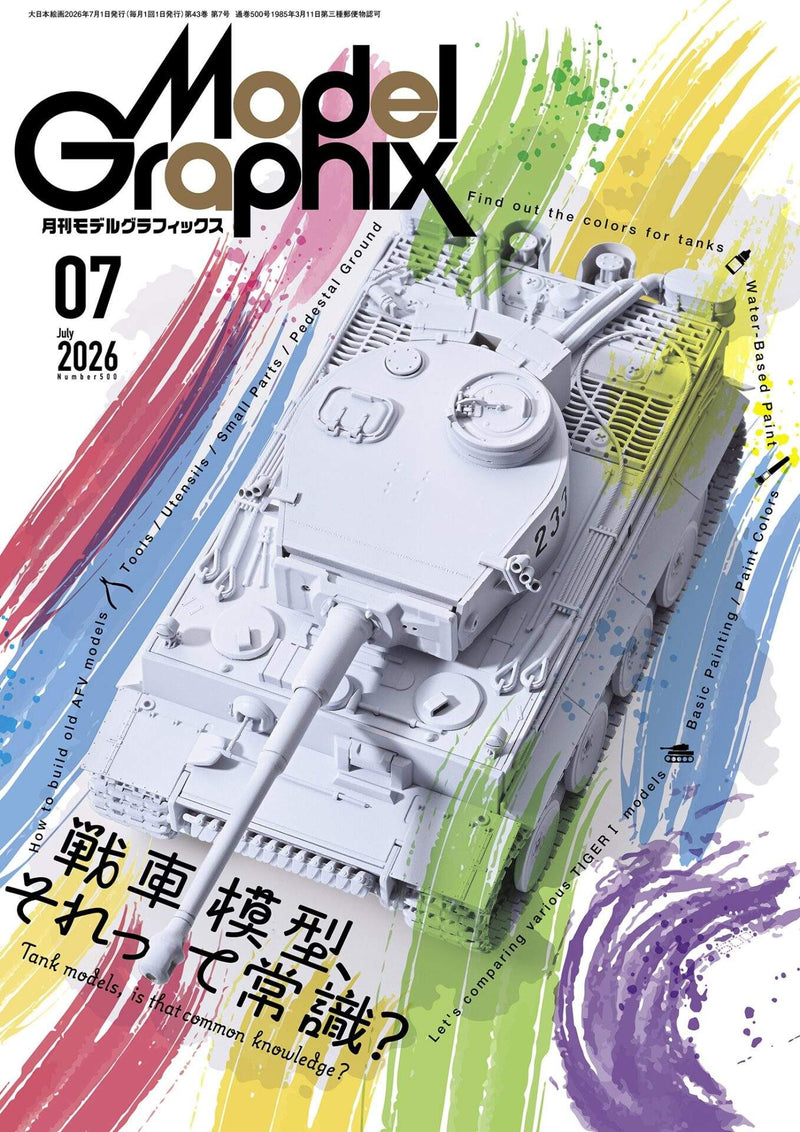 Monthly Magazine Model Graphix 2026.07